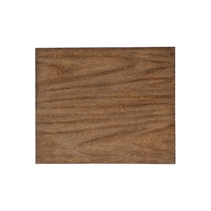 Bernhardt Bernhardt Tomas Solid Suar Wood Side Table with Shelf Modern Organic Living Room L25126