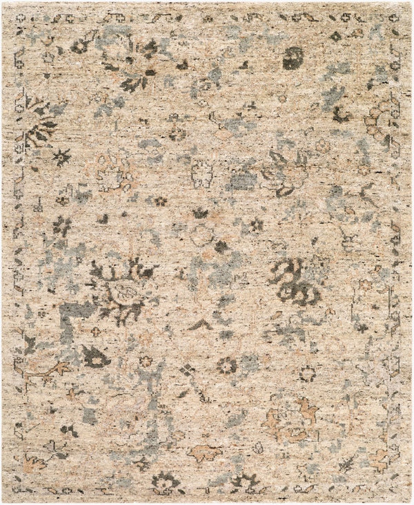 Surya Farhan Hand-knotted Wool Area Rug Traditional Indian Weave for Living or Dining Rooms 9' x 12' Rectangle FHN2300-912