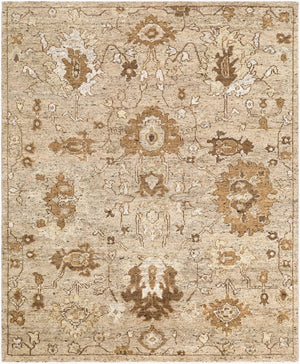 Surya Farhan Hand Knotted Wool Area Rug Traditional Low Pile Indian Craft Living Room 8' x 10' Rectangle FHN2301-810