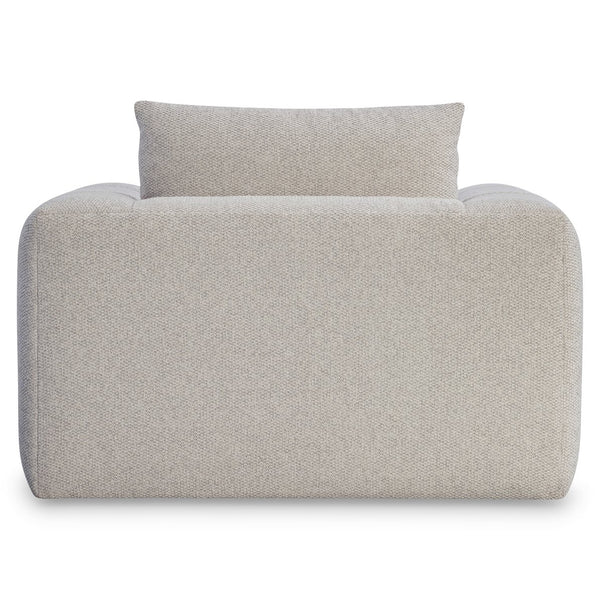 Bernhardt Bernhardt Vista Oversized Fabric Swivel Chair — Plush Upholstery, Knife-Edge Pillow, 360° Motion (Made-To-Order) P4002SA