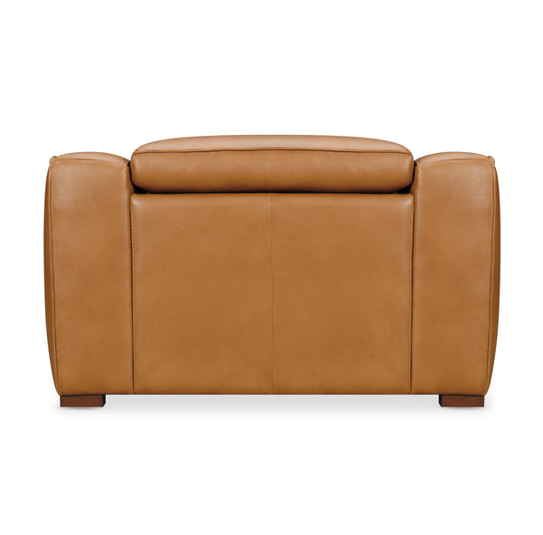 Hooker Furniture Fresco Semi-aniline Leather Power Recliner with Motorized Headrest for Modern Living SS404-PH1-080