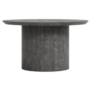 Bernhardt Bernhardt Menton Round Dining Table — 54" Rustic Oak Pedestal, Chamfered Edge, Sutton Finish Seats 4–6 K2054