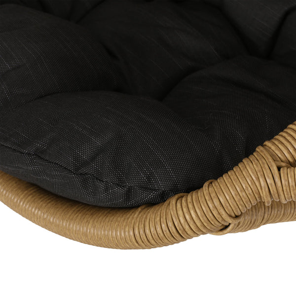 English Elm Christopher Knight Home® - LENA Hanging Basket with Durable Fabric Construction and Sturdy Handles for Stylish Indoor Decor Brown 70428.00BLK