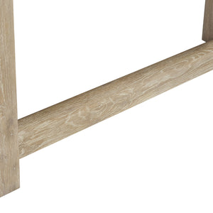 Bernhardt Bernhardt Tribeca Solid White Oak Console Table 72" W Aurum Finish Tapered Legs Rustic-Modern Appeal 333910