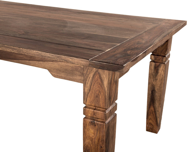 Porter Designs Porter Taos Solid Sheesham Wood 72" Dining Table With Handcrafted Design & Timeless Character Brown Wood 07-196-01-9015h