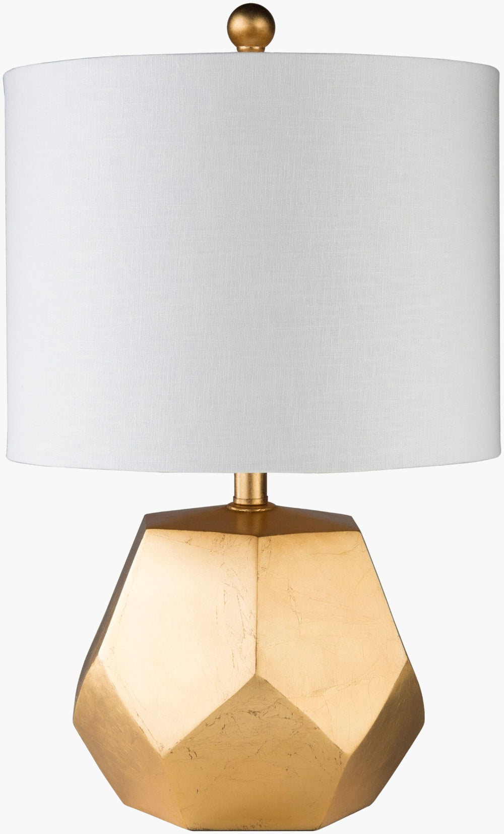 Livabliss Fielding Linen Shade Accent Lamp with Resin Base for Nightstand or Console Table FIE-101