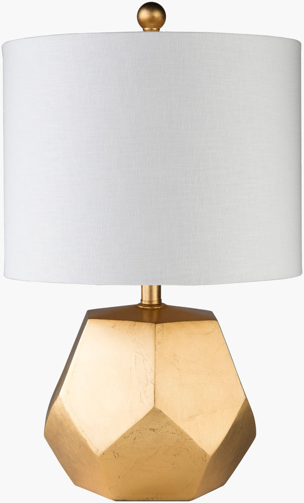 Livabliss Fielding Linen Shade Accent Lamp with Resin Base for Nightstand or Console Table FIE-101