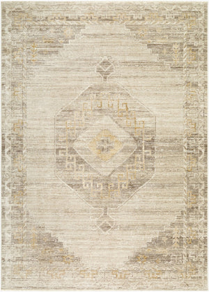 Livabliss Fifth Avenue Traditional Fringe Runner Rug Polypropylene Hallway Entryway Soft Pile Light Gray, Whi 2'6" x 7'3" FIF2306-2673