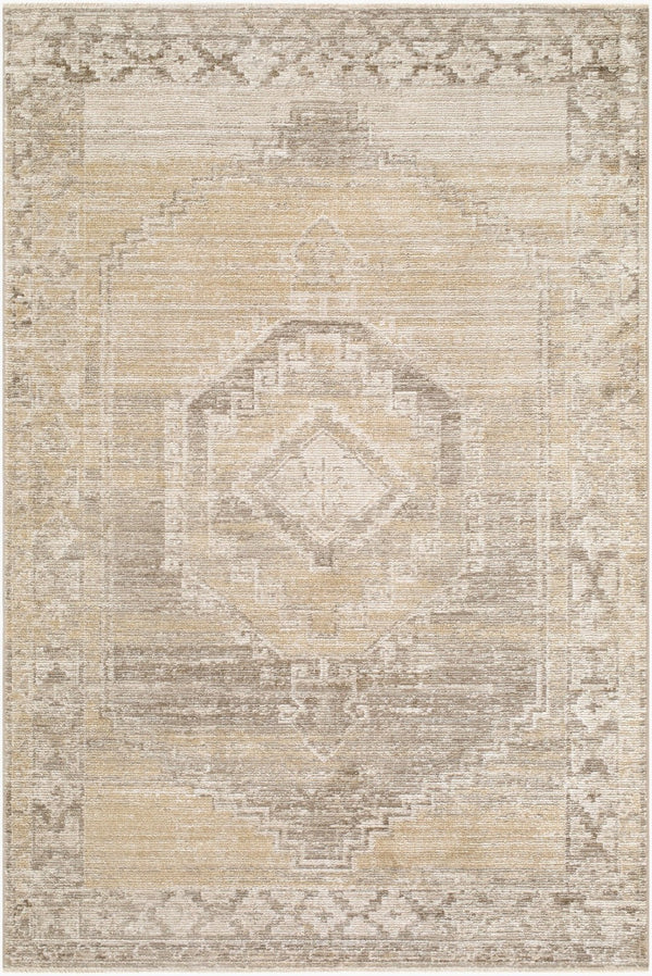 Livabliss Fifth Avenue Traditional Fringe Runner Rug Polypropylene Hallway Entryway Accent Light Gray, Tau 2'6" x 7'3" FIF2311-2673