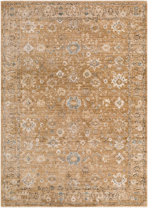 Livabliss Fifth Avenue Traditional Fringe Runner Rug Polypropylene Blend for Hallways and Entryways Tan, Medium Bro 5' x 7'5" FIF2314-575