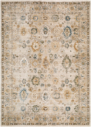Livabliss Fifth Avenue Traditional Runner Rug Polypropylene Blend for Hallways and Entryways Taupe, Ivory 8'10" x 12'2" FIF2316-810122