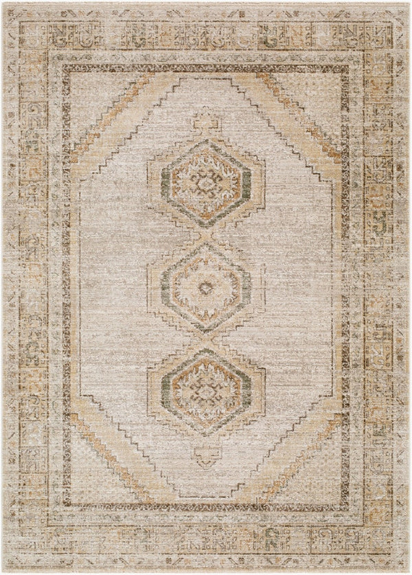 Livabliss Fifth Avenue Boho Runner Rug with Fringe Polypropylene Blend for Hallways and Entryways Medium Brown, L 6'7" x 9' FIF2321-679