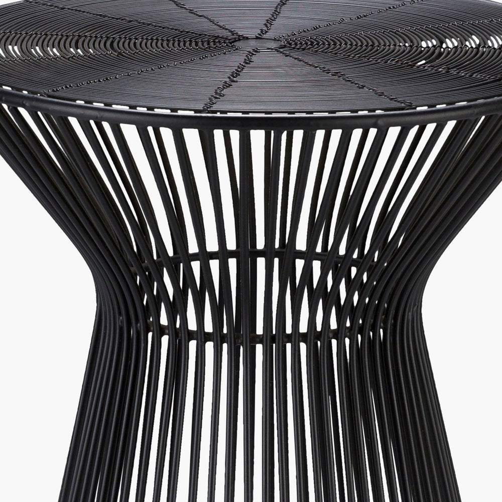 Livabliss Fife Handcrafted Metal End Table Compact Industrial Modern Side for Living Room FIFE101-131318