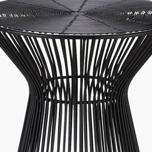 Livabliss Fife Handcrafted Metal End Table Compact Industrial Modern Side for Living Room FIFE101-131318