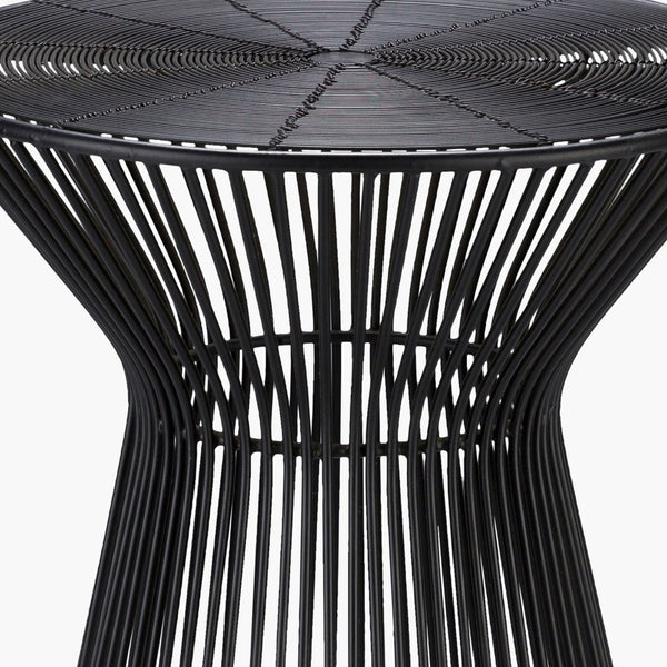 Livabliss Fife Handcrafted Metal End Table Compact Industrial Modern Side for Living Room FIFE101-131318