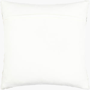 Surya Figuration 18"L X 18"W Stylish Wool & Cotton Accent Pillow - Elevate Your Home Decor Today! Cream Wool,Cotton,Cotton Fig001-2222d