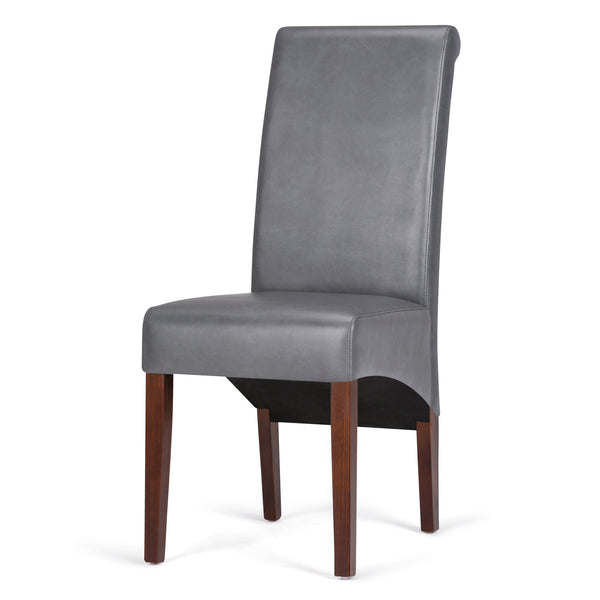 English Elm Avalon - Elegant Set Of 2 Stone Grey Parson Dining Chairs For Modern Homes & Comfort Spaces B136P159803