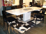 VIG Furniture A&X Centro Modern White Crocodile Dining Table VGUNAA818-265WC