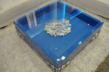 VIG Furniture LS538 Emma Modern White Coffee Table w/ Glass Top VGDVEMMACOFFEE