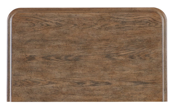 Hooker Furniture Americana Vintage-Inspired Three-Drawer Nightstand With Two-Tone Distressed Finish And Self-Closing Drawers Blacks 7050-90016-89