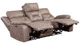 English Elm Steve Silver - Aria - Dual Power Recliner Sofa - Sand