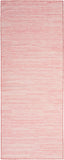 Nourison Washable Essentials WAE01 Machine Made Loom-woven Borderless Design Indoor Only Modern  Rug Pink, Pink Front Base, 85% Polyester,9% Cotton,6% Other Fibers 99446950390