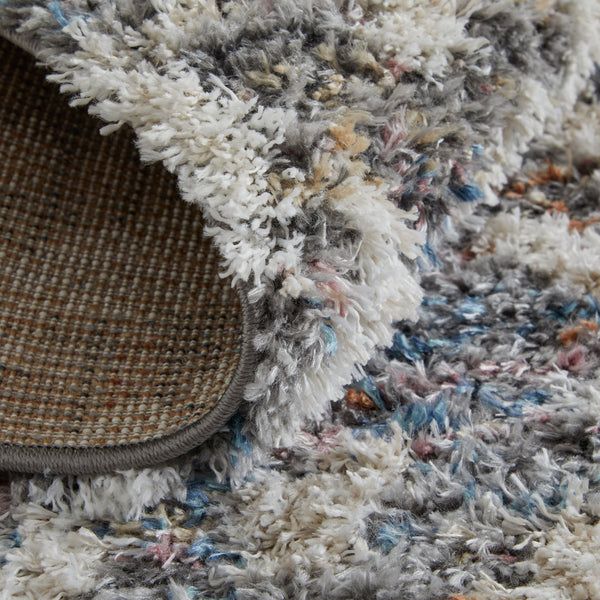 Feizy Rugs Mynka High Pile Geometric Rug - Pet Friendly, Stain Resistant, Stylish For High Traffic Areas Ivory,Gray,Taupe Polyester Myn39iafgrymltp00