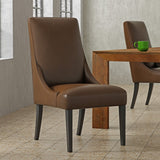 Parker House Sierra - Copley Brown Dining Chair - Set of 2 Copley Brown 80% Polyester, 20% PU DSIE#DRC-CPBR