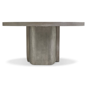 Bernhardt Nexus Sculptural Mahogany Dining Table with Graphite Cast Aluminum Base — Timeless Modern Centerpiece K2142