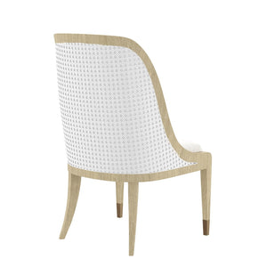 A.R.T. Furniture Eave Hostess Dining Chair - Contemporary Comfort with Crisp White Finish for Versatile Spaces & Style 436200-1825