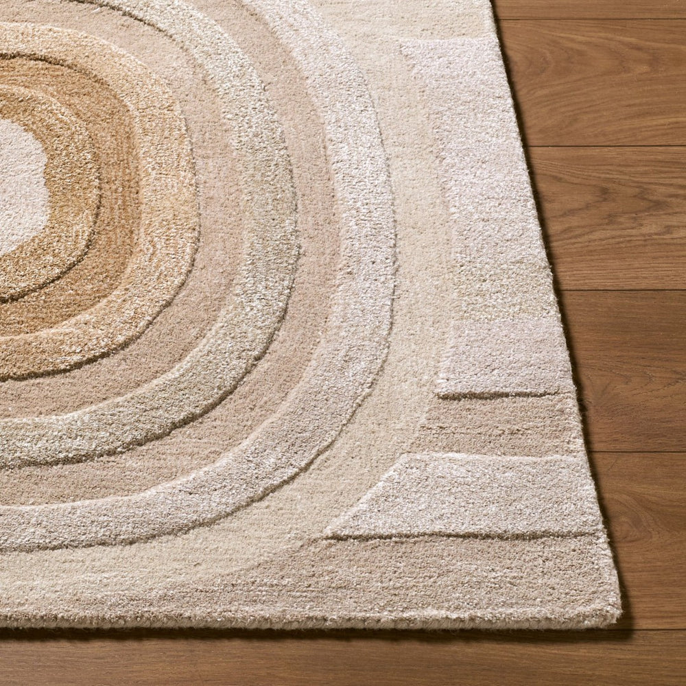 Surya Fuji Collection Hand Tufted Wool Viscose Area Rug for Mid Century Modern Living Rooms 10' x 14' Rectangle FJJ2300-1014