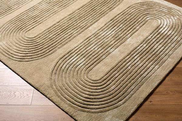 Surya Fuji Hand Tufted Wool Viscose Area Rug Mid Century Modern Living Room Accent 9' x 12' Rectangle FJJ2302-912