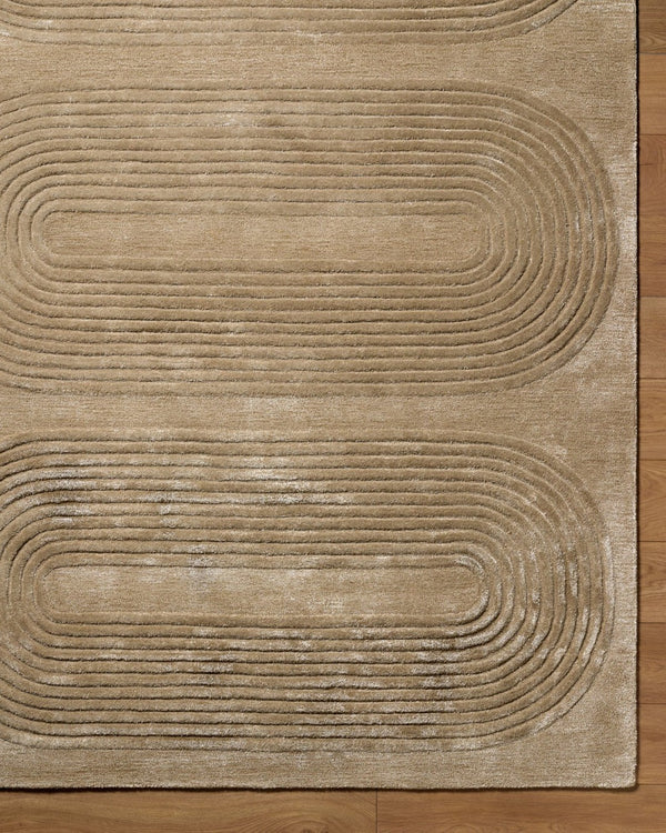 Surya Fuji Hand Tufted Wool Viscose Area Rug Mid Century Modern Living Room Accent 8' x 10' Rectangle FJJ2302-810