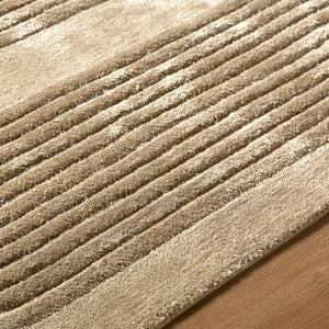 Surya Fuji Hand Tufted Wool Viscose Area Rug Mid Century Modern Living Room Accent 10' x 14' Rectangle FJJ2302-1014