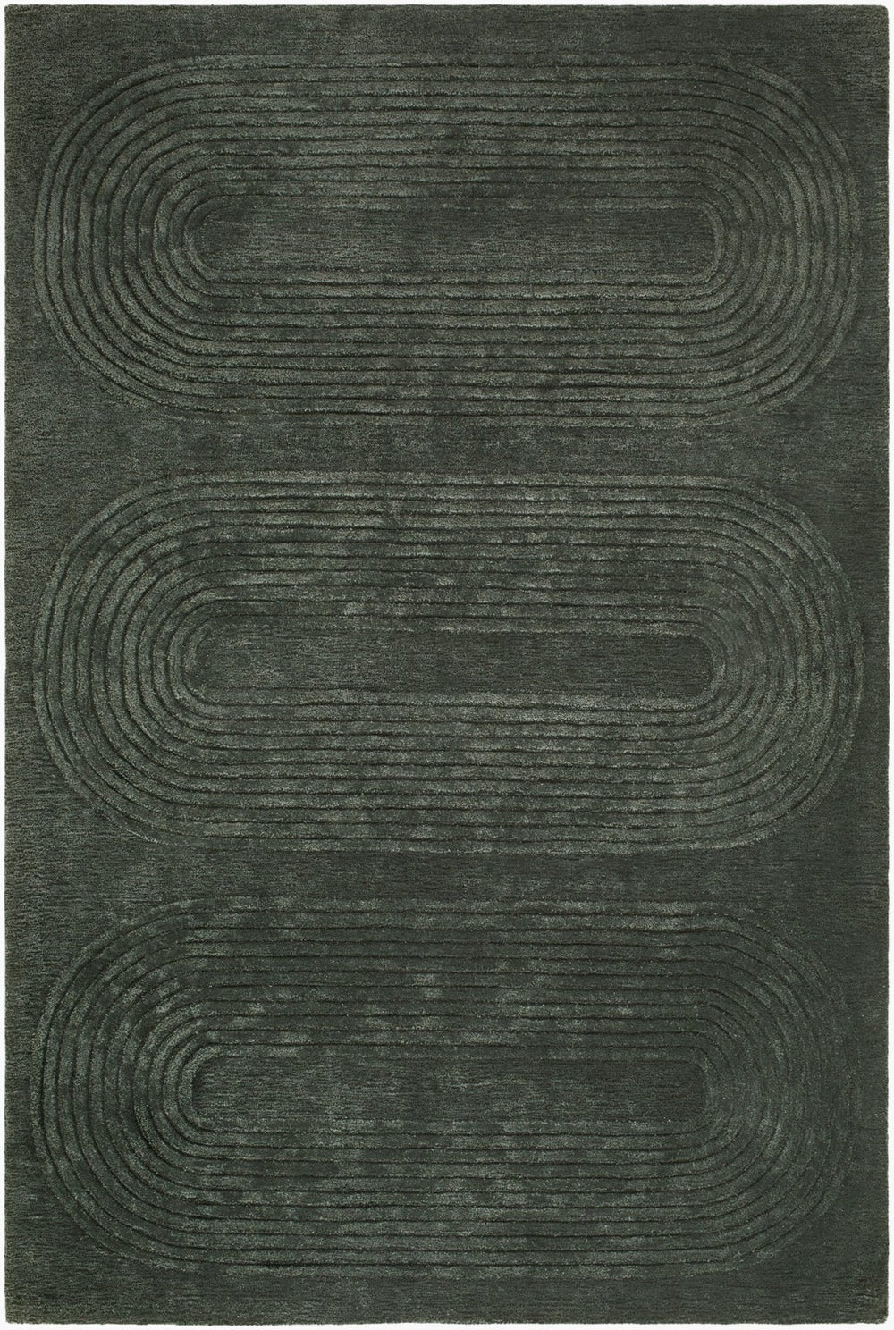 Surya Fuji Hand-tufted Wool Viscose Area Rug Mid-century Modern Living Room Plush Pile 10' x 14' Rectangle FJJ2303-1014