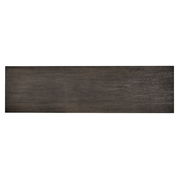 Bernhardt Bernhardt Geneve Oak and Cast Aluminum Buffet with Push Open Doors for Dining Rooms 392134