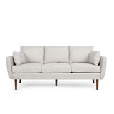 Christopher Knight Home® - Noble House - Feichko Contemporary Fabric Pillow Back 3 Seater Sofa