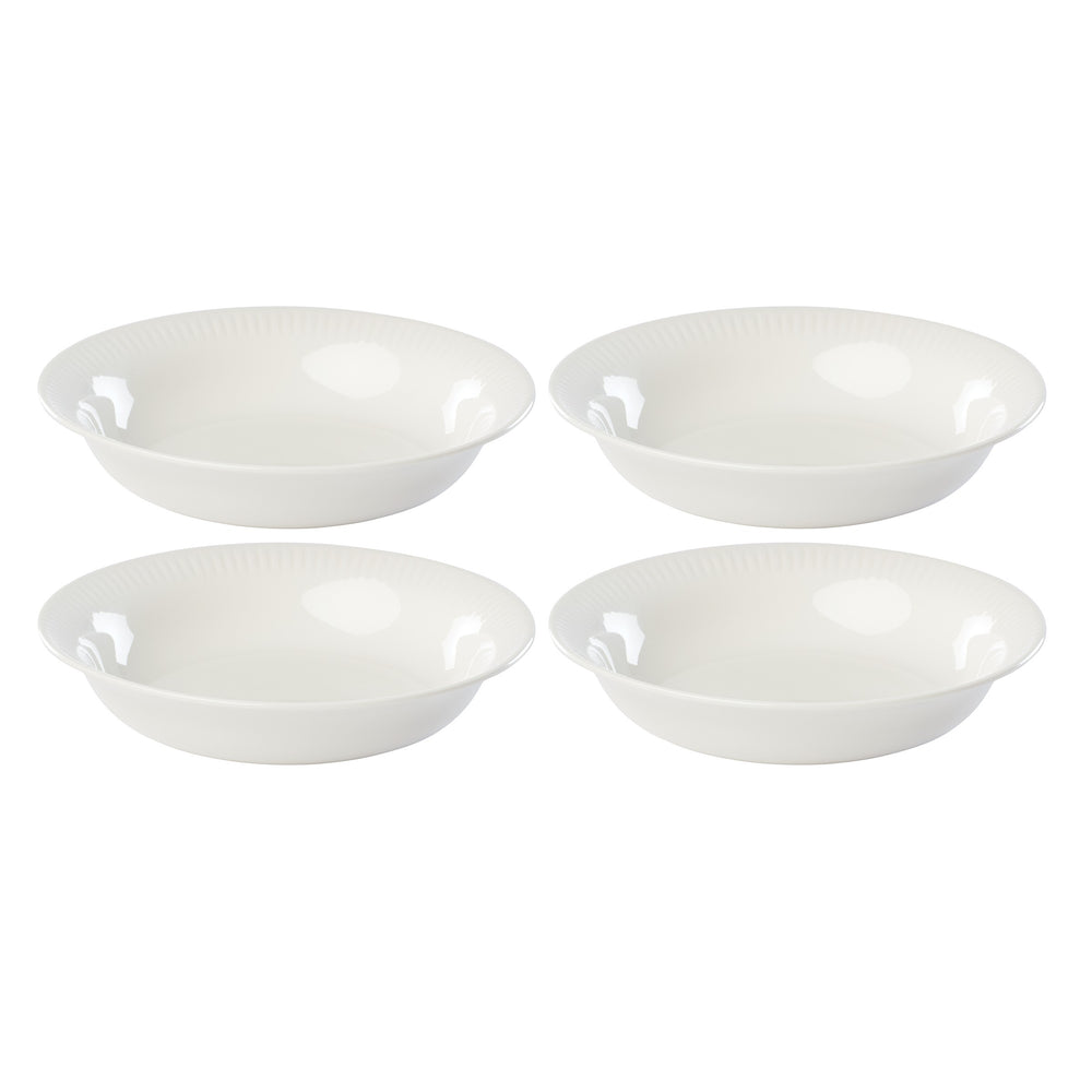 Lenox Profile White Porcelain 4-Piece Pasta Bowl Set White, WHITE PORCELAIN 891169