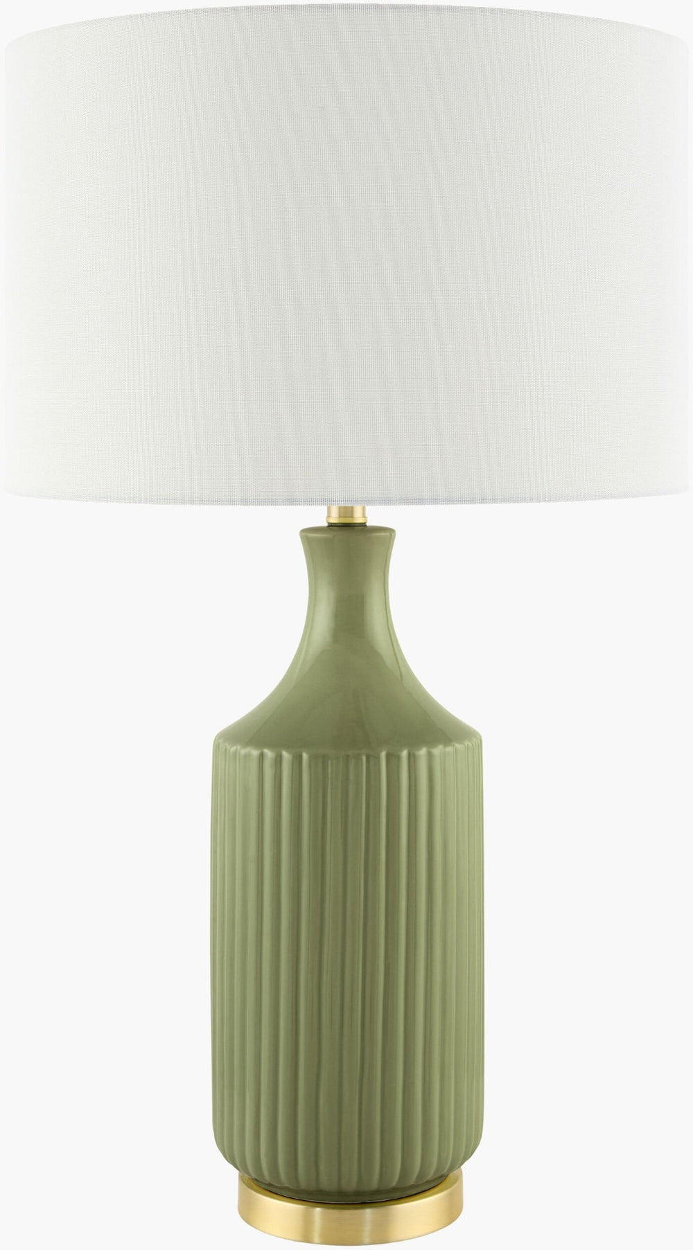 Livabliss Filaki Ceramic and Iron Table Lamp with Linen Shade for Warm Ambient Living Spaces FKI-005