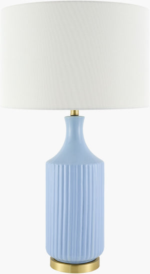 Livabliss Filaki Ceramic Table Lamp with Linen Shade for Warm Ambient Living Room Glow FKI-006