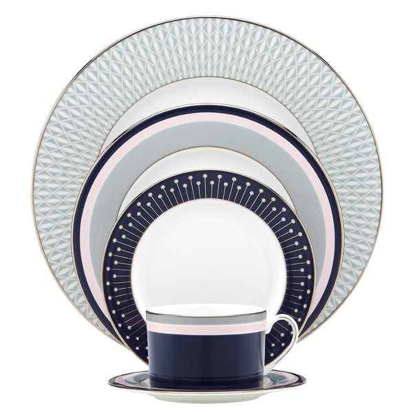 Lenox Kate Spade Mercer Drive 5-Piece Place Setting Multi, WHITE BONE CHINA 836049