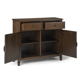 Connaught Entryway Storage Cabinet Rustic Natural Aged Brown B136P158529 Hearth and Haven