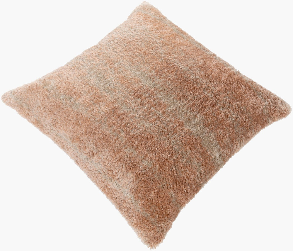 Surya Flokati Shaggy Woven Floor Pillow Soft Square Cushion for Reading and Meditation Spaces FKT003-2727D