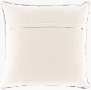 Surya Flokati 27" Square Floor Pillow - Modern Turkish Accent For Cozy And Elegant Living Spaces Light Slate Polyester,Cotton,Polyester Fkt006-2727
