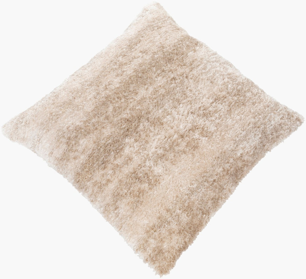 Surya Flokati Shag Floor Pillow Oversized Square Polyester Cotton Blend Casual Seating Accent FKT008-2727