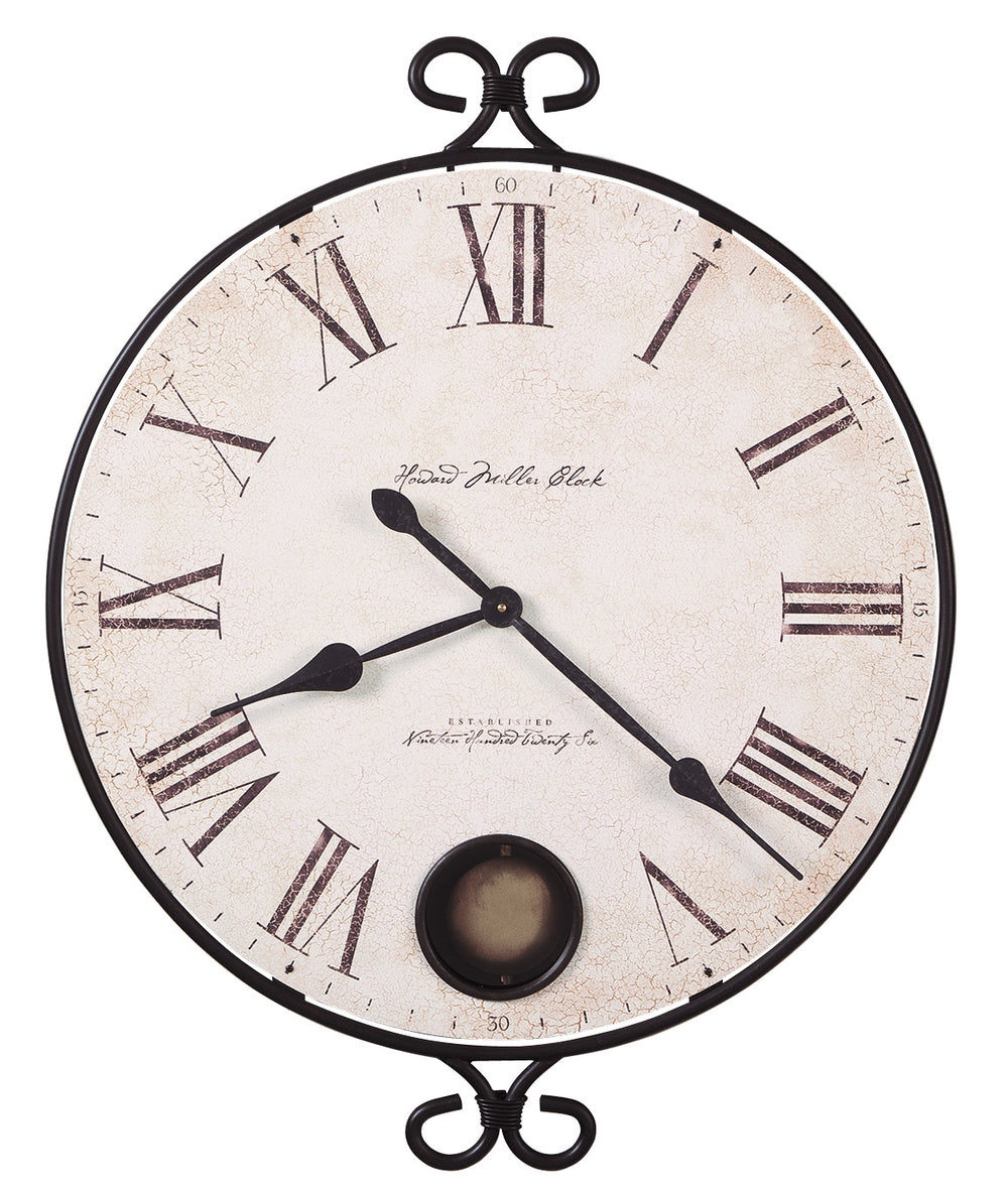 Hekman Furniture 625310 Magdalen Wall Clock - Antique Dial, Quartz Movement, Elegant Design For Any Room Decor  Magdalen Wall Clock 625310
