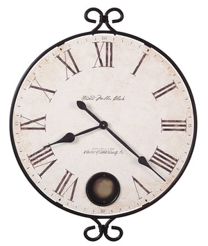 Hekman Furniture 625310 Magdalen Wall Clock - Antique Dial, Quartz Movement, Elegant Design For Any Room Decor  Magdalen Wall Clock 625310