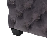 Christopher Knight Home® - Noble House - Jaymee Modern Glam Button Tufted Velvet Ottoman