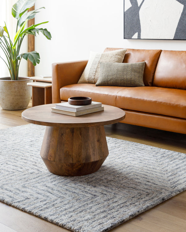 Surya Falcon 2' X 3' Handmade Viscose & Wool Area Rug - Luxurious, Stylish, And Easy To Maintain For Your Home Gray Viscose,Wool Flc8000-23