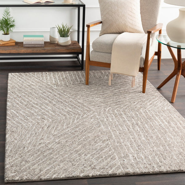 Surya Falcon 2' X 3' Handmade Viscose & Wool Area Rug - Luxurious, Stylish, And Easy To Maintain For Your Home Brown Viscose,Wool Flc8003-23